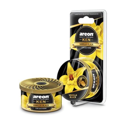 Areon autóillatosító Ken Blister Vanilla Black