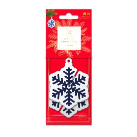 Aroma Car autóillatosító 3D Snowflake Navy Blue