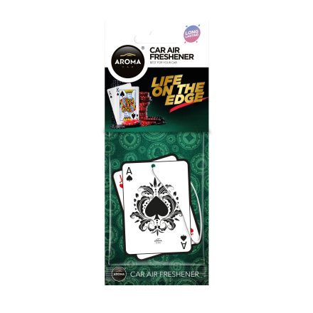 Aroma Car autóillatosító Life on the Edge Black Jack