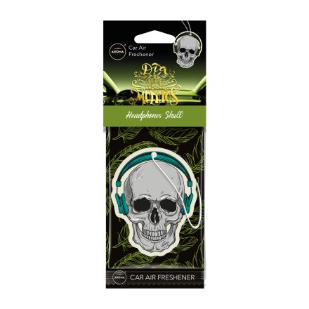 Aroma Car autóillatosító Dia de los Muertos Headphones Skull
