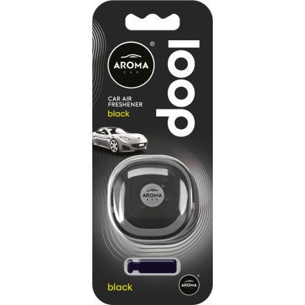 Aroma Car autóillatosító Loop Gél Black