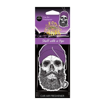 Aroma Car autóillatosító Dia de los Muertos Skull With a Pipe