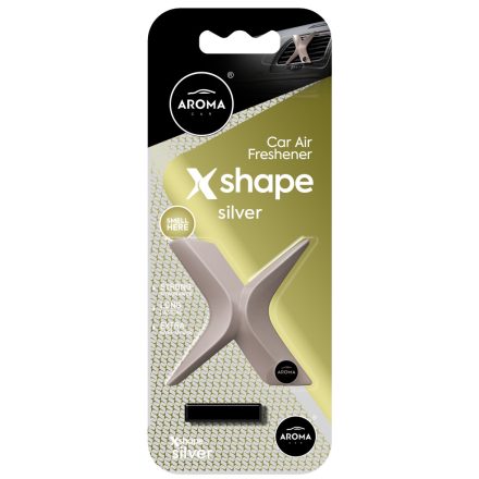 Aroma Car autóillatosító Xshape Silver 8 g